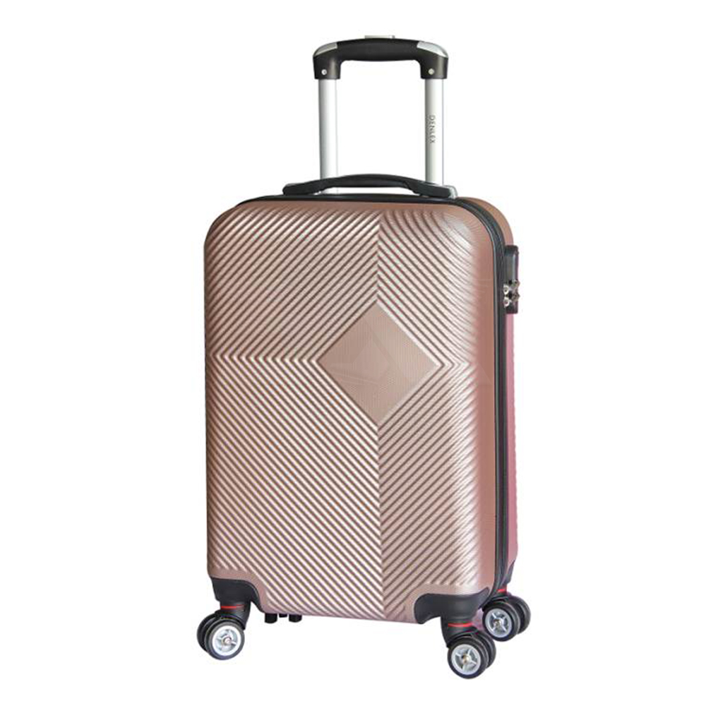 ABS PC Customized Logo Aluminum Trolley Luggage Boarding Suitcase Portable Travel Set