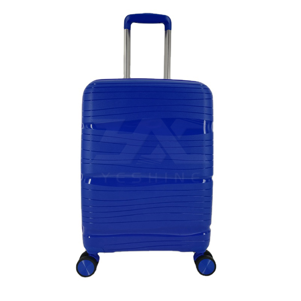 2022 hot sale factory price PP wheeled luggage suitcase bags cases