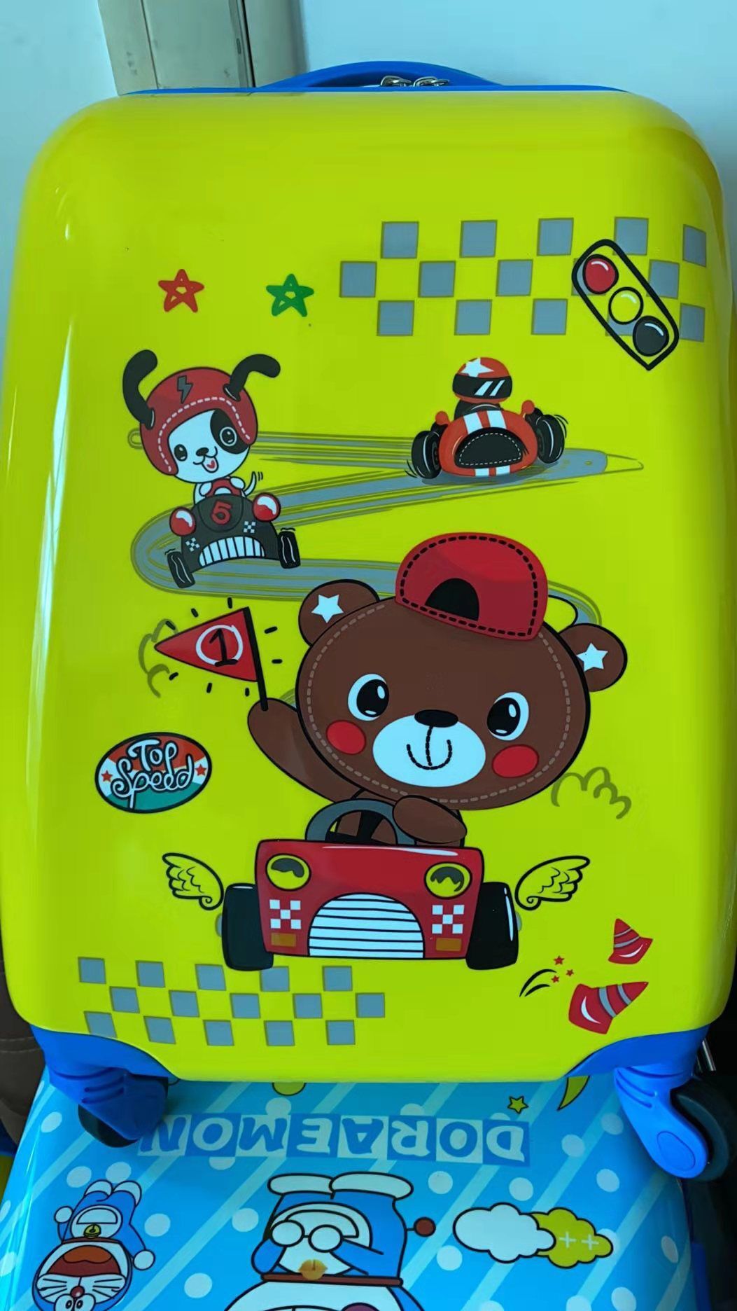 ABS Luggage with various designs of cartoon pc filming kid luggage bag in sell