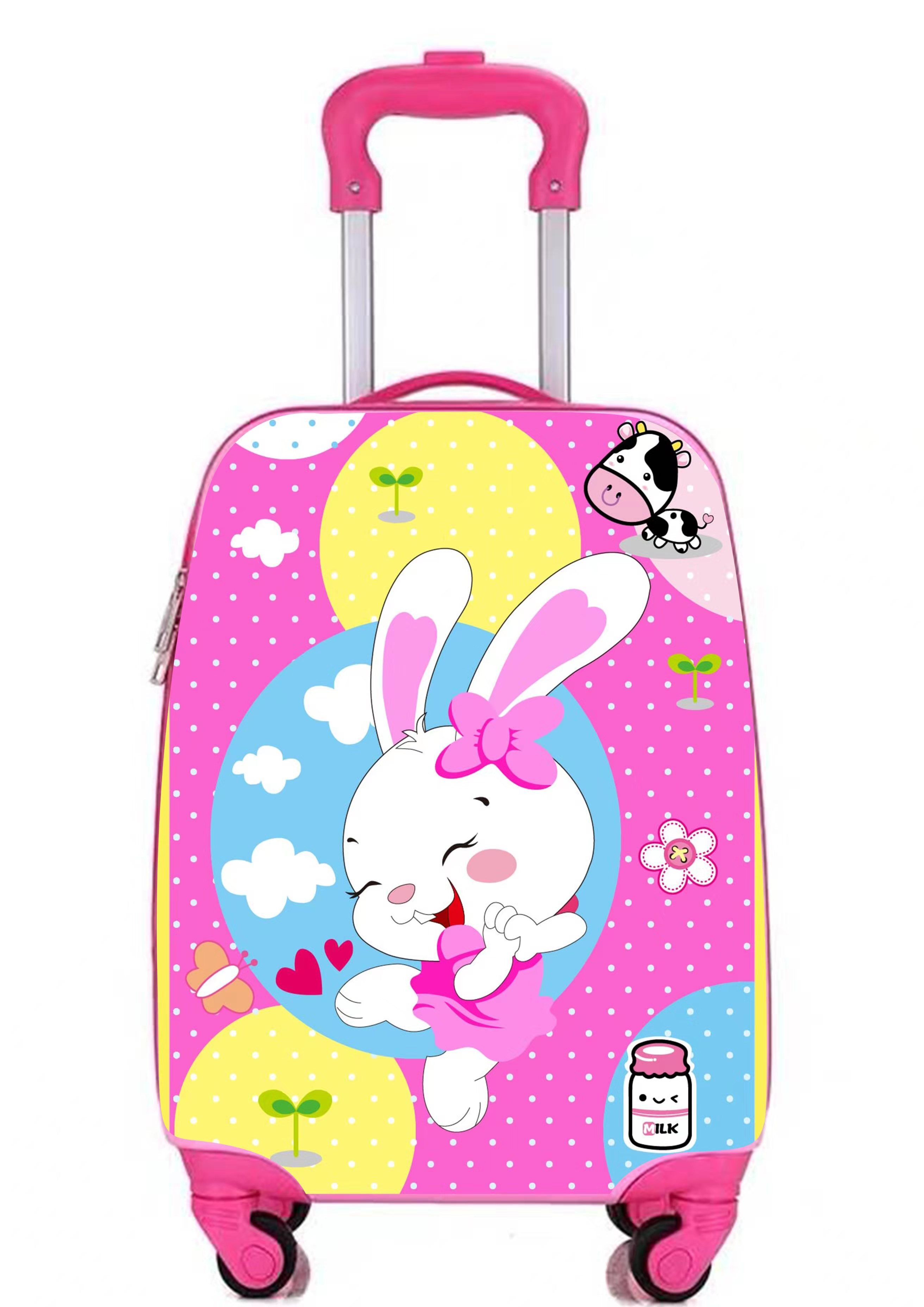 ABS Luggage with various designs of cartoon pc filming kid luggage bag in sell