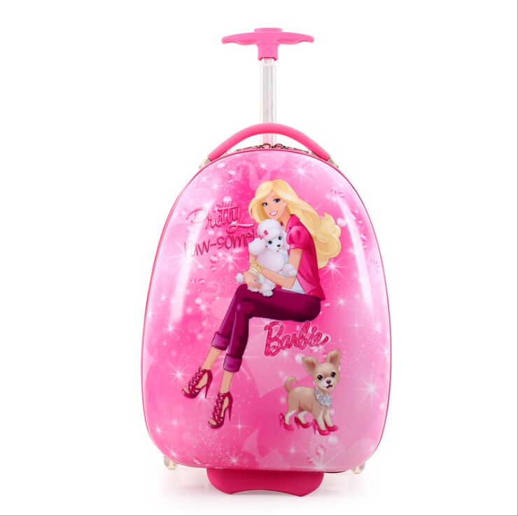 Hot sale customize multiple cartoon designs 16 inch 18 inch children cabin luggage for kids suitcase